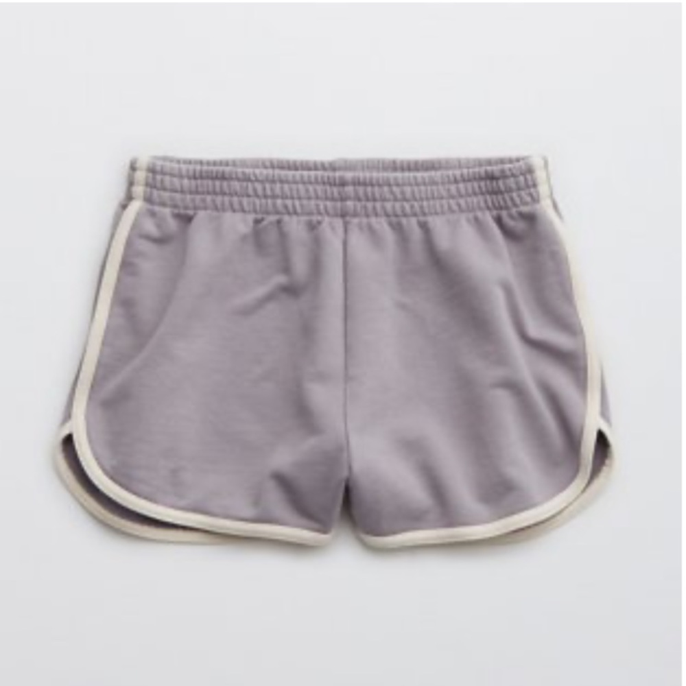 Aerie Offline Throwback track / sweat short - lavender